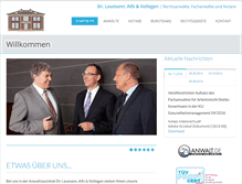 Tablet Screenshot of dr-laumann.de